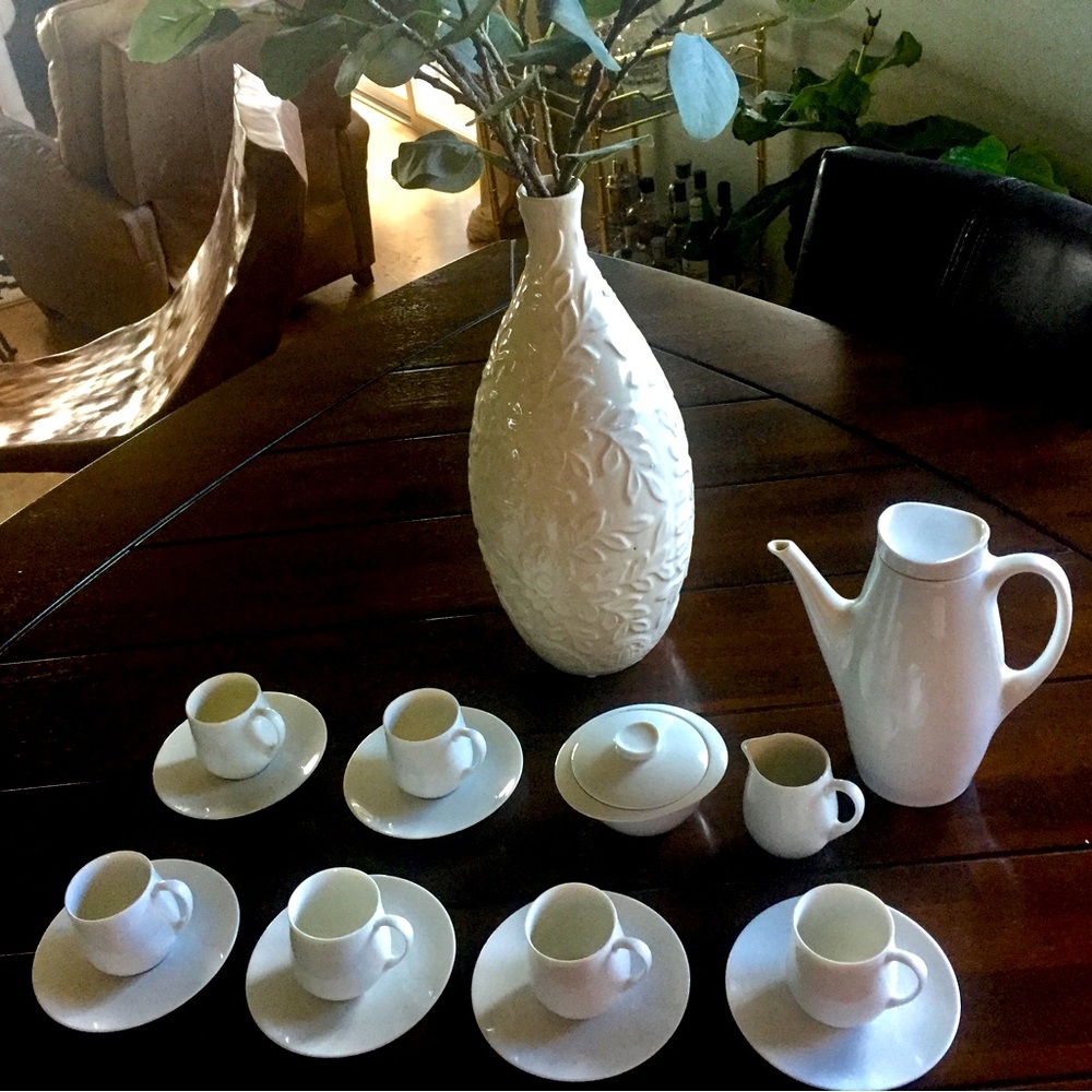 Vintage Haviland porcelain mid century modern set made in Germany.
